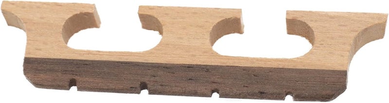 Cheerock 4-String Banjo Bridge, Ebony Maple Banjo Bridge Replacement Composite with Dual-Pivot Design for Enhanced Acoustic Performance - Image 4